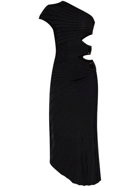 Cult Gaia cut-out asymmetric dress - Black