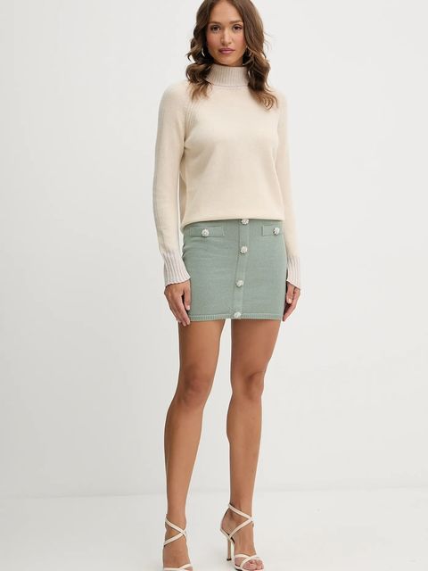 Silvian Heach spódnica z domieszką kaszmiru LEFTERIS - zdjęcie produktu nr 1