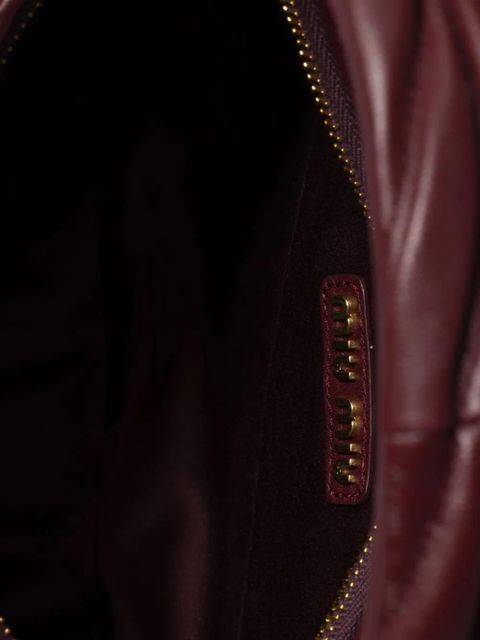 Miu Miu Wander leather tote bag - Red