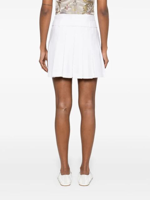 SHUSHU/TONG pleated mini skirt - White