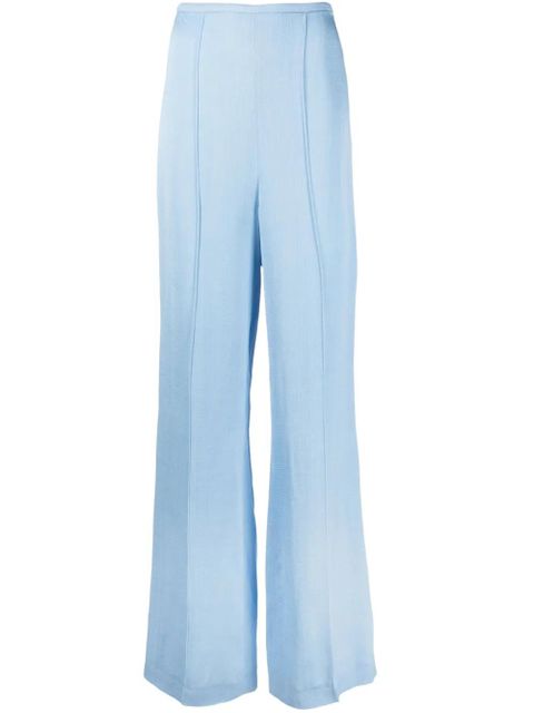 Róhe pressed-crease wide-leg trousers - Blue - zdjęcie produktu nr 1