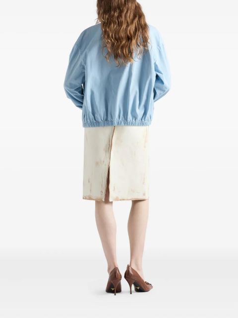 Prada leather skirt - White