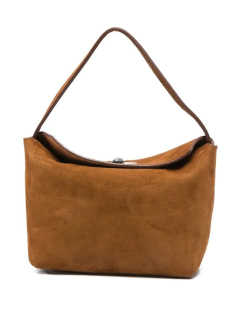 Christopher Esber calf suede top-handle mini bag - Brown - zdjęcie produktu nr 1