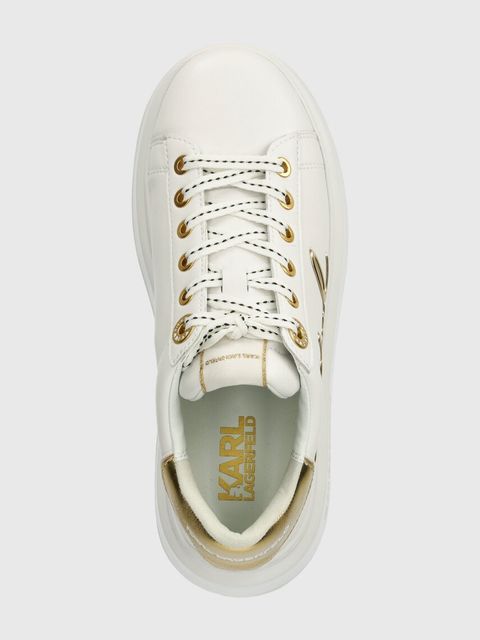 Karl Lagerfeld sneakersy skórzane ANAKAPRI kolor biały KL63510A - zdjęcie produktu nr 2