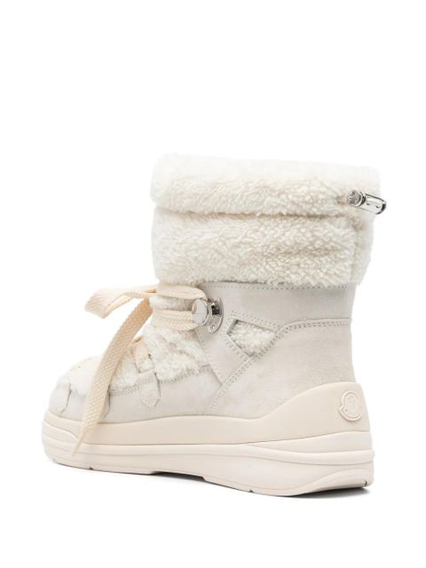 Moncler Insolux suede snow boots - Neutrals