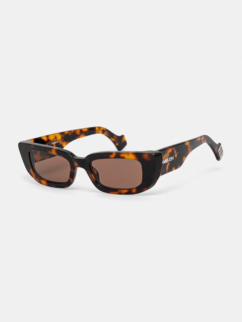 AMBUSH okulary przeciwsłoneczne Nova Sunglasses damskie kolor brązowy 12115066