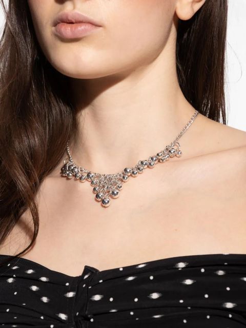 ISABEL MARANT beaded chain necklace - Silver - zdjęcie produktu nr 2