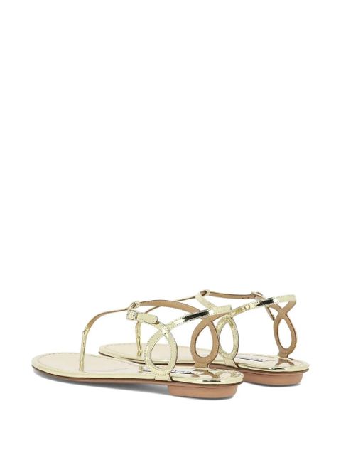 Aquazzura Almost Bare sling back sandals - Gold