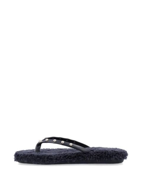 Ancient Greek Sandals Saionara slides - Black