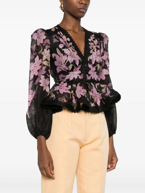 ZIMMERMANN Dawning blouse - Black