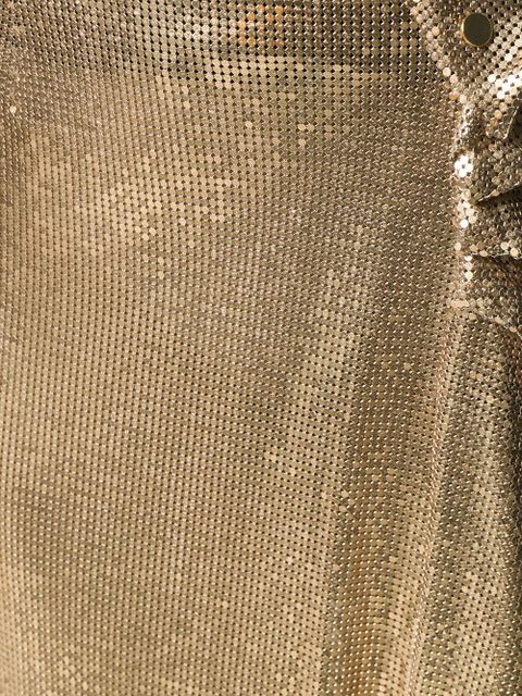 Rabanne metallic ruched skirt - Gold