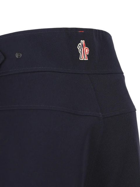Moncler Grenoble high waist rounded trousers - Blue