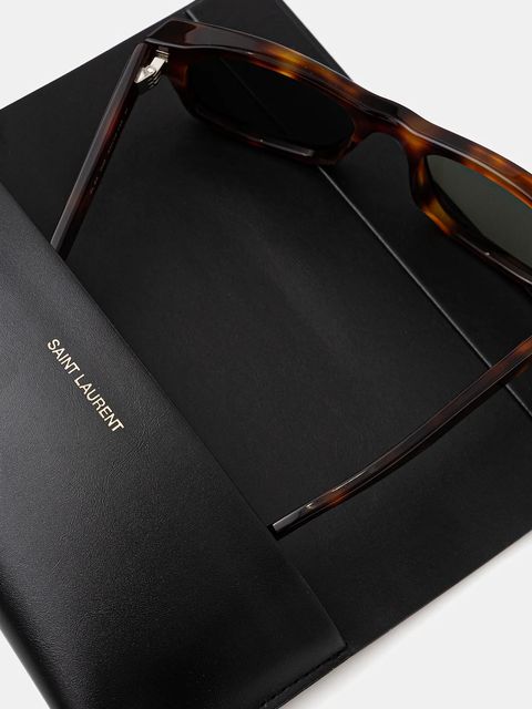 Saint Laurent okulary przeciwsłoneczne kolor brązowy SL 83