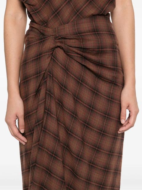 MARANT ÉTOILE Nicole midi skirt - Brown
