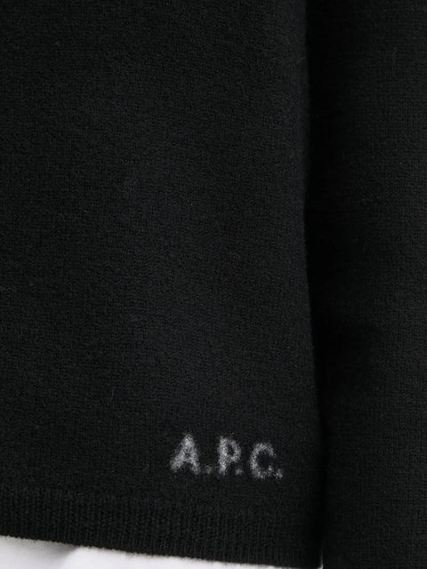 A.P.C. kardigan wełniany cardigan mila