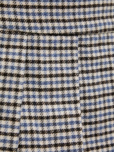 MAX&Co. spódnica z dodatkiem wełny kolor niebieski mini rozkloszowana 2526106064200