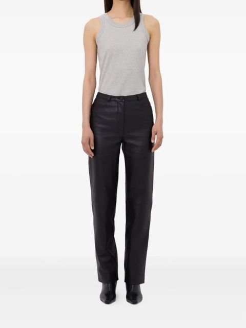 LouLou de Saison Cobe leather trousers - Black