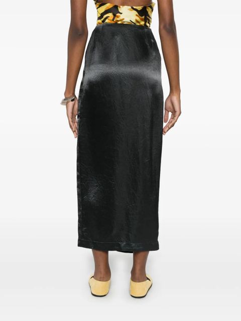 Nanushka wrap midi skirt - Green