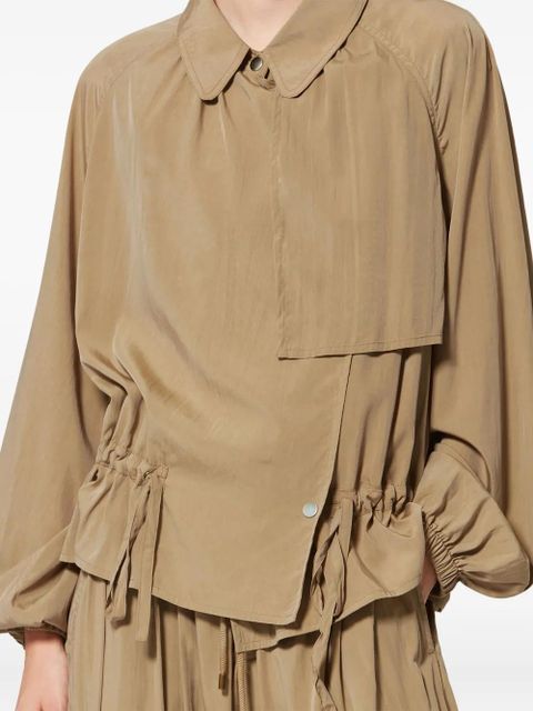ISABEL MARANT Gwenola drawstring jacket - Neutrals