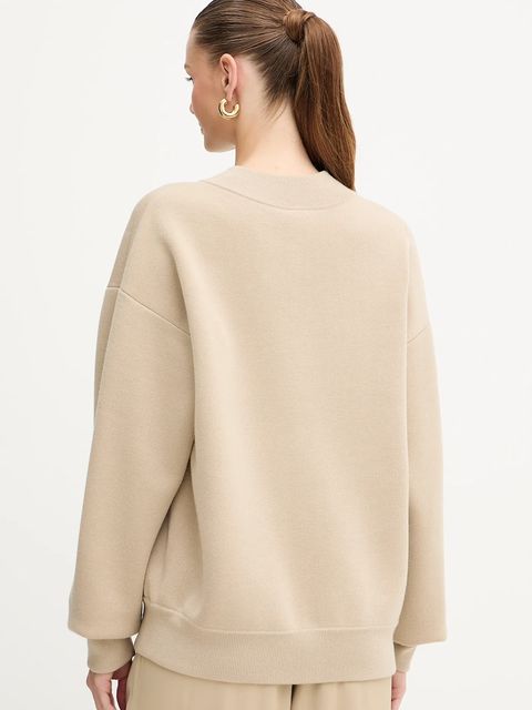 BOSS kardigan wełniany damski kolor beżowy 50543544