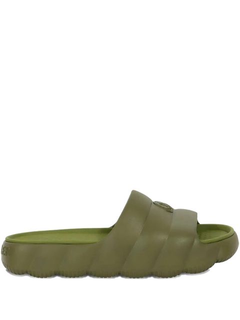 Moncler Lilo quilted slides - Green - zdjęcie produktu nr 1