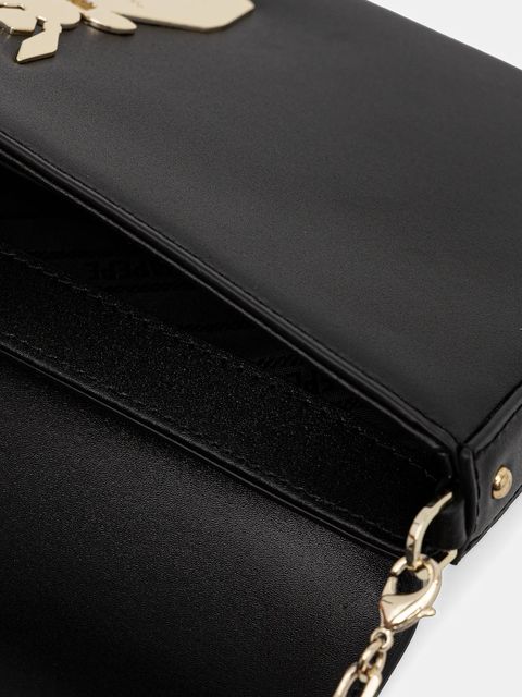 Patrizia Pepe torebka skórzana kolor czarny 8B0229 L061