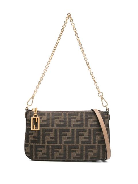 FENDI Baguette shoulder bag - Brown - zdjęcie produktu nr 1
