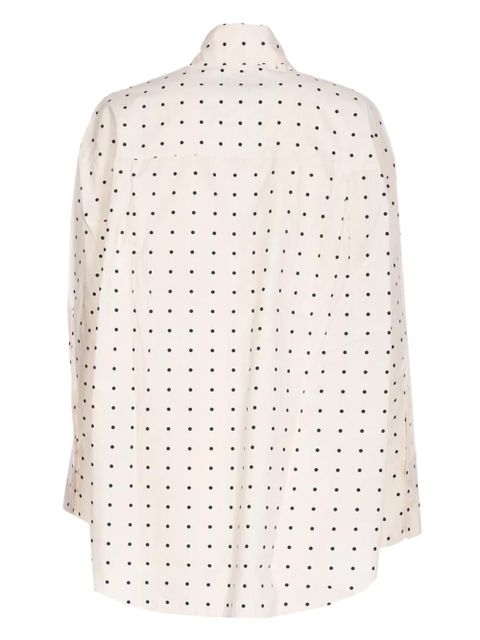 Essentiel Antwerp polka-dot bow-fastening blouse - White - zdjęcie produktu nr 2