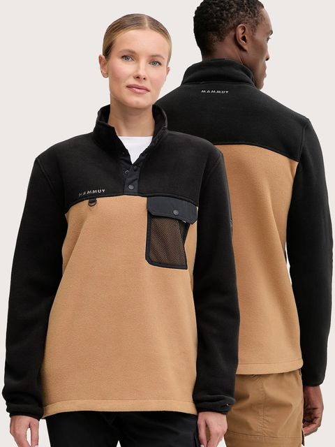 Mammut bluza sportowa Moonstone Hybrid kolor brązowy gładka 1014.06120 - zdjęcie produktu nr 1