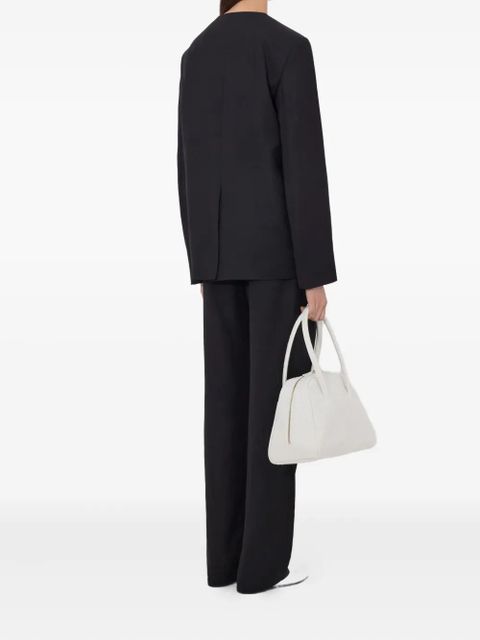 LouLou de Saison Bono asymmetric welt pocket jacket - Black