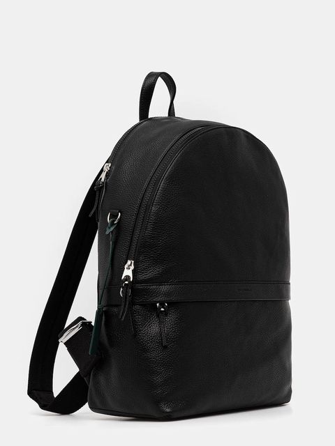 Coccinelle plecak skórzany damski kolor czarny duży E1.MUK.84.07.01