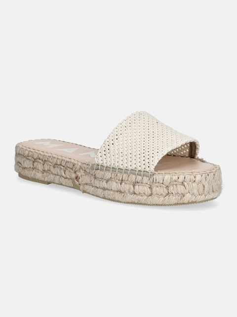 Manebi klapki damskie Cream Net Espadrilles Sandals - zdjęcie produktu nr 2