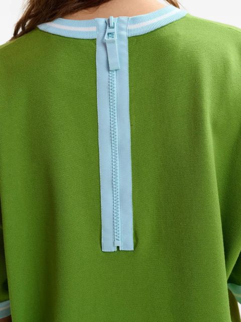 Essentiel Antwerp Jismart zip-fastening top - Green