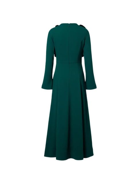 Simkhai Claribel shoulder-tie V-neck dress - Green - zdjęcie produktu nr 2