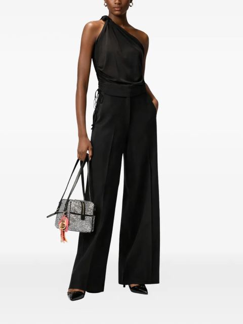 PINKO knot one-shoulder top - Brown - zdjęcie produktu nr 2