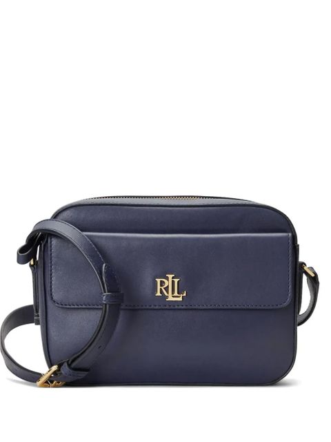 Lauren Ralph Lauren logo-plaque satchel bag - Blue - zdjęcie produktu nr 1