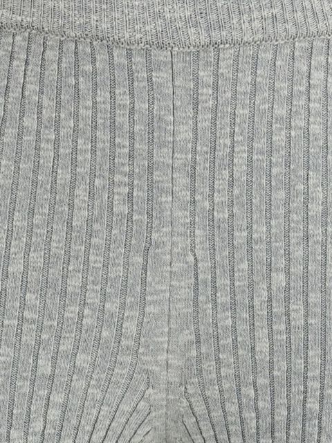 Magda Butrym ribbed split-hem trousers - Grey