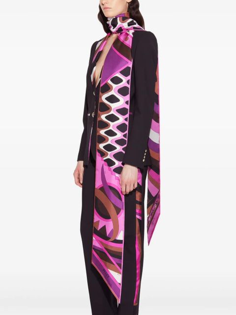 PUCCI Vivara-print scarf - Pink