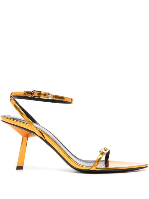 Saint Laurent 75mm Kitty sandals - Orange - zdjęcie produktu nr 1