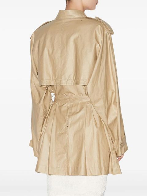 ISABEL MARANT Franny trench coat - Neutrals