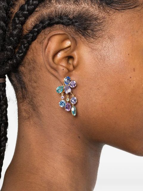 Swarovski Gema crystal earrings - Gold - zdjęcie produktu nr 2