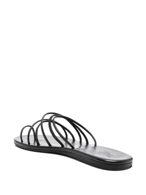 Ancient Greek Sandals multi-strap leather sandals - Black