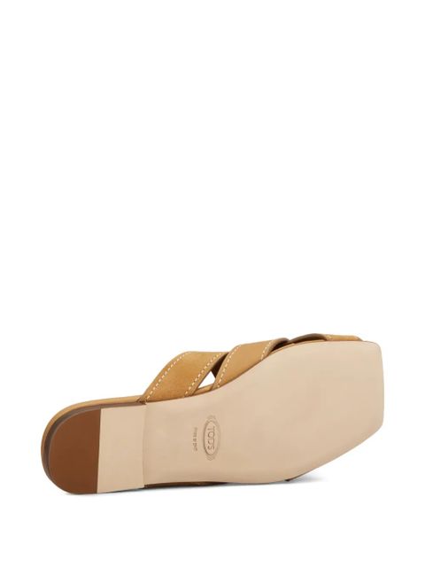 Tod's crisscros-design sandals - Neutrals