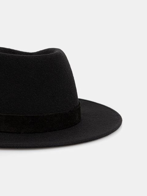 Weekend Max Mara kapelusz wełniany CIAD kolor czarny 2525576055600 - zdjęcie produktu nr 2