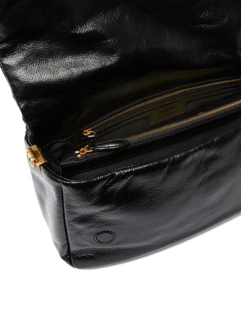 PINKO logo shoulder bag - Black