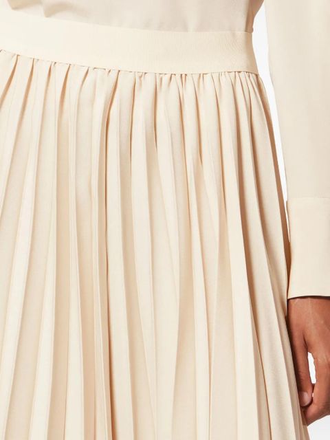 ISABEL MARANT Felixa pleated skirt - Neutrals