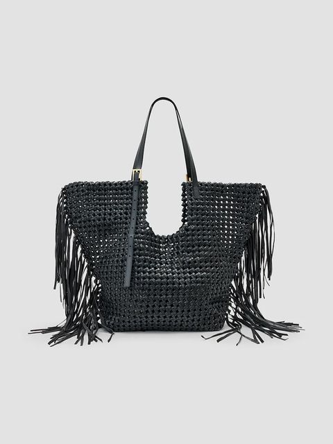 AllSaints torebka skórzana ARA kolor czarny W378XC - zdjęcie produktu nr 1