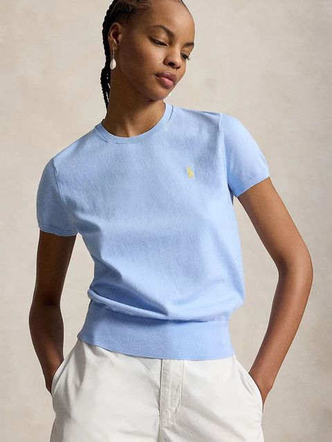 Polo Ralph Lauren sweter damski z bawełną PIMA COTTON - zdjęcie produktu nr 2