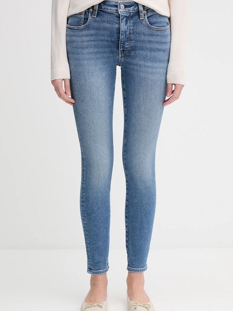 Calvin Klein Jeans jeansy damskie kolor niebieski LV047D902G - zdjęcie produktu nr 1