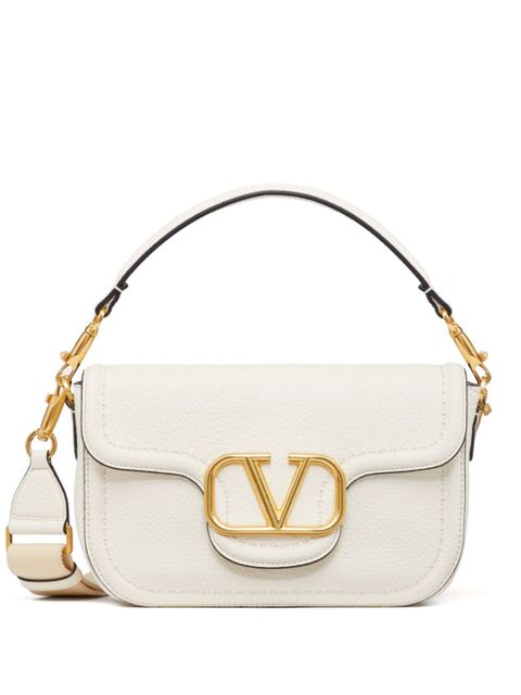 Valentino Garavani Alltime leather shoulder bag - Neutrals